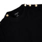 CHANEL Sweater with Gold CC buttons
