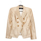 BALMAIN Gold Tweed Blazer