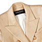 BALMAIN Gold Tweed Blazer