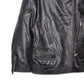DUCIE LONDON Samantha Distressed Leather Biker Jacket