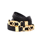 CHANEL Black and Gold 'CC' Double Belt
