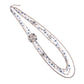 CHANEL Large Blue/White Crystal Necklace
