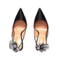 AQUAZZURA Bow Tie Nappa Pump 105