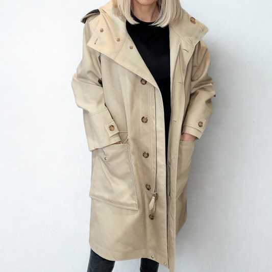 BURBERRY Beige Coat Size 10